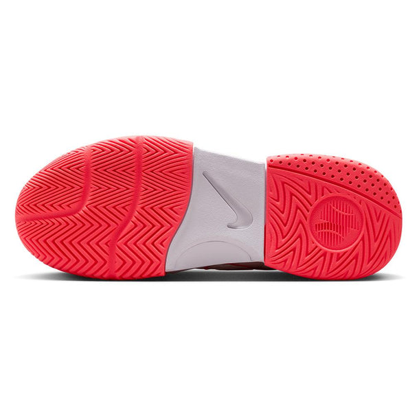 Womens Court Lite 4 Tennis Shoes White and Aster Pink