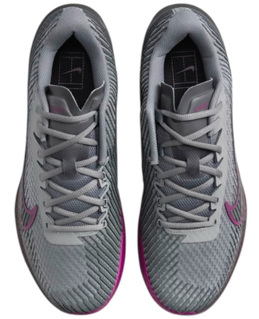 Nike Men's Air Zoom Vapor 11 Tennis Shoes Smoke Grey and Black DK-Smoke Grey