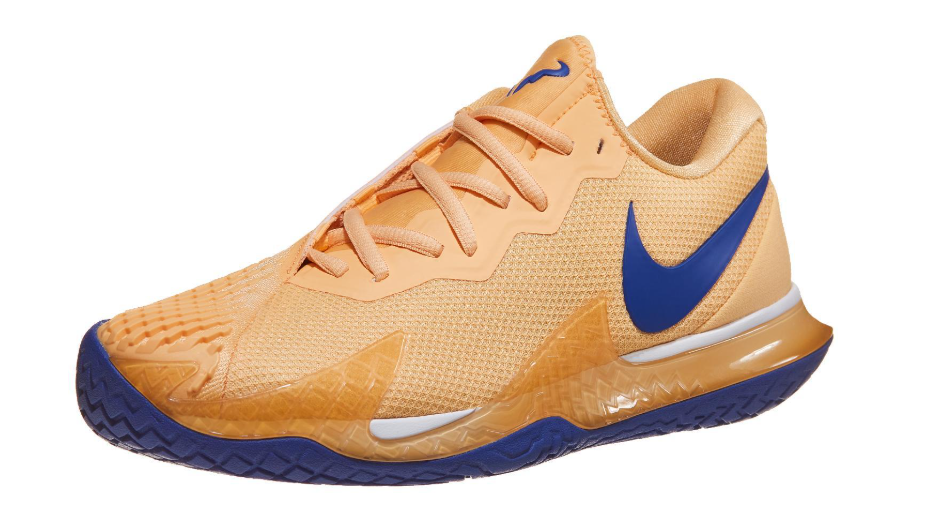 Men`s Rafa Zoom Vapor Cage 4 Tennis Shoes Orange Chalk and Deep Night