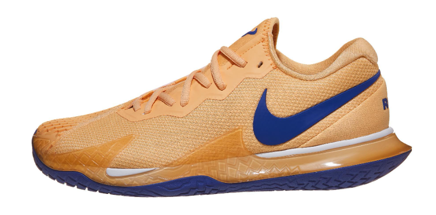 Men`s Rafa Zoom Vapor Cage 4 Tennis Shoes Orange Chalk and Deep Night