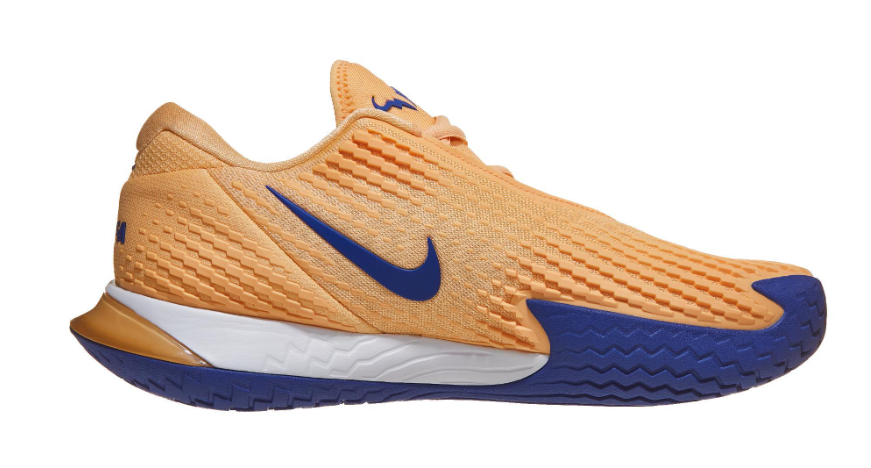 Men`s Rafa Zoom Vapor Cage 4 Tennis Shoes Orange Chalk and Deep Night