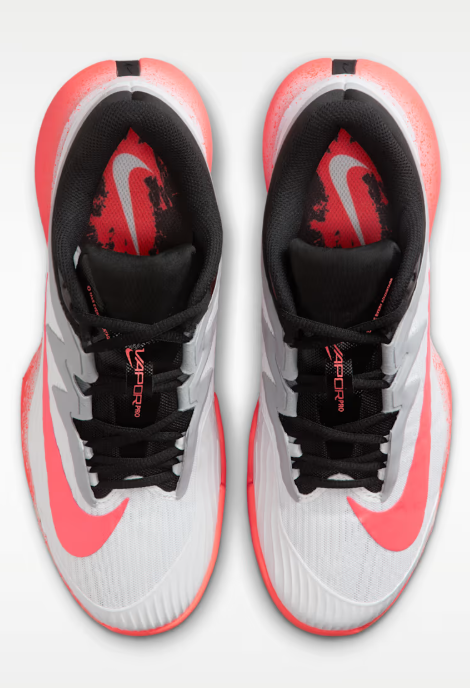 Women's Nike Zoom Vapor Pro 3 HC PRM White and Orange