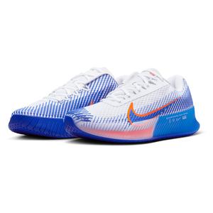 Nike Men's Air Zoom Vapor 11 Tennis Shoes White and Hyper Royal