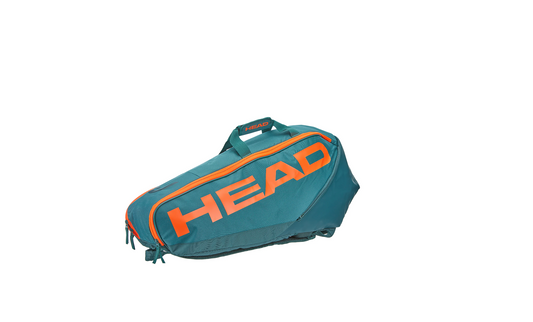 Head Pro Racquet Bag M Cyan/Orange