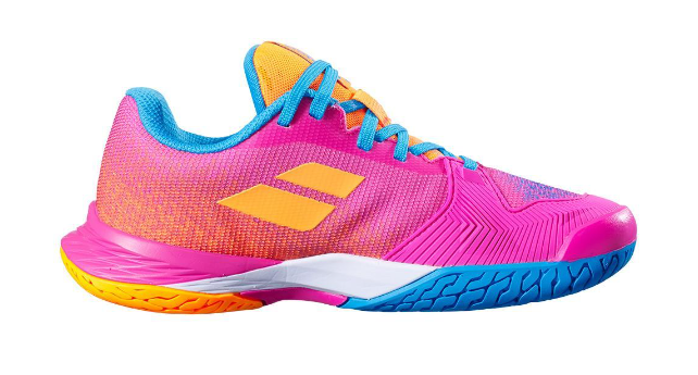 Babolat Jet Mach 3 All Court Hot Pink/Light Blue – Coronado Tennis Babolat Jet Mach 3 All Court Hot Pink/Light Blue – Coronado Tennis