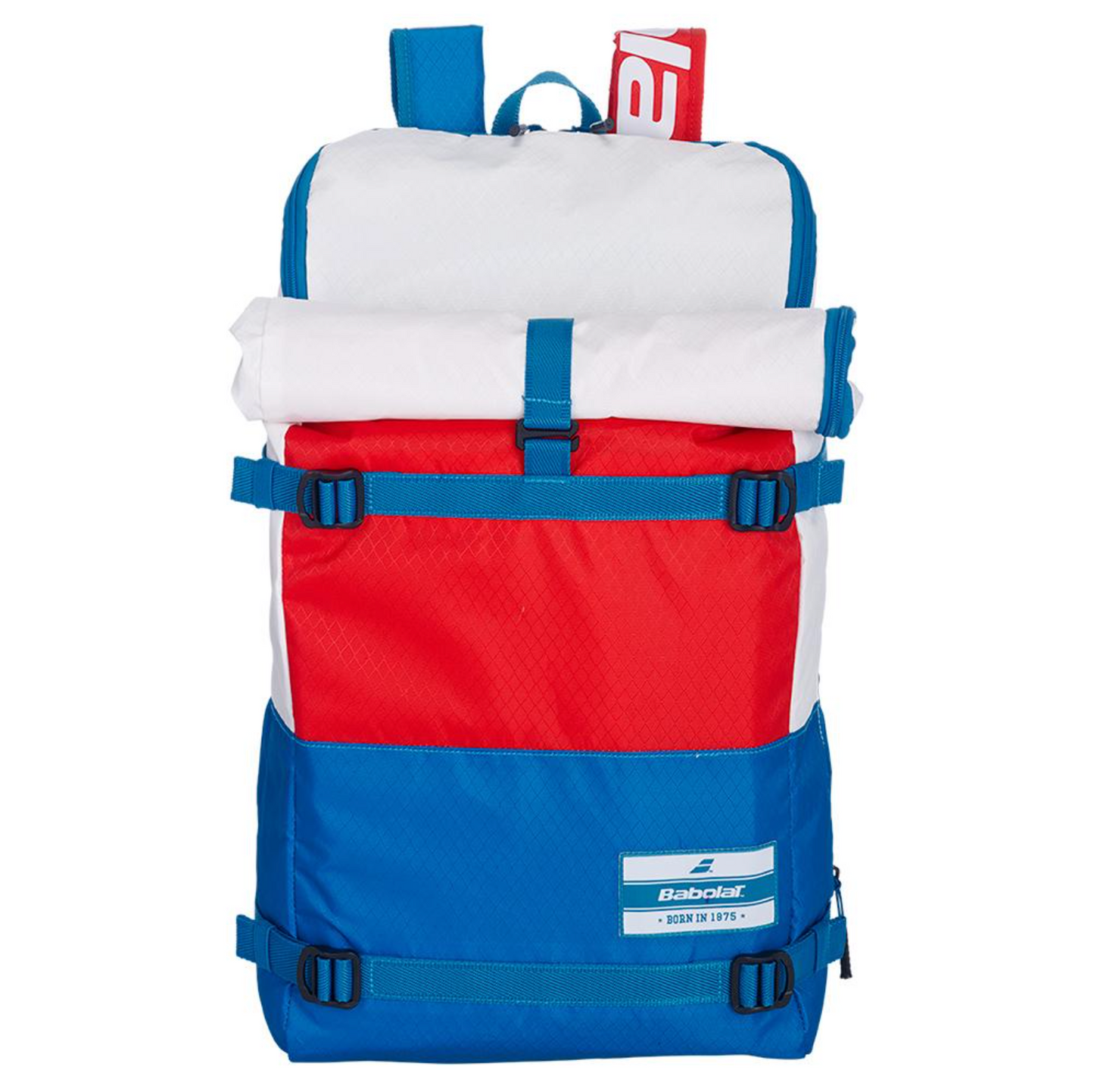 Babolat Evo 3 Plus 3 Tennis Backpack Red and Blue