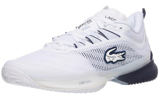 Lacoste AG-LT Ultra White and Navy Blue Women's Shoes