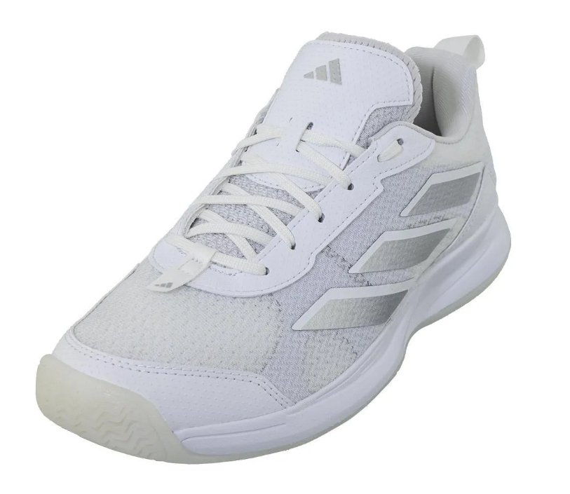 Adidas AvaFlash White and Silver Women's Shoes