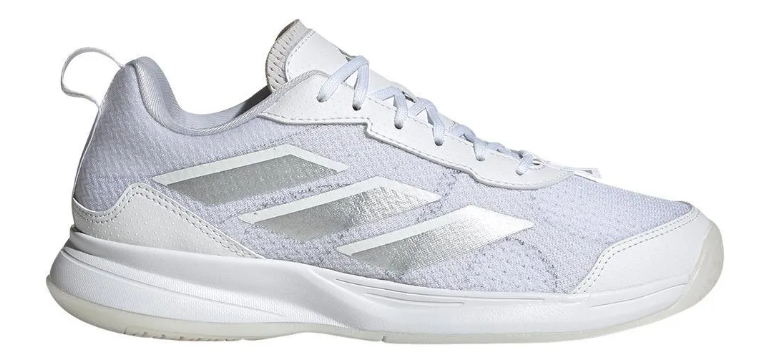 Adidas AvaFlash White and Silver Women's Shoes