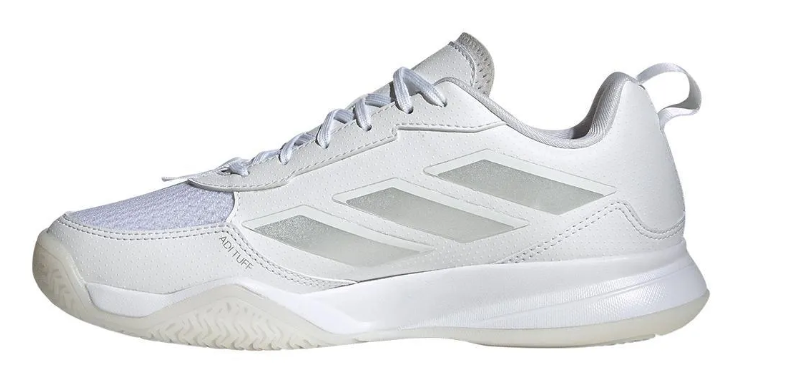 Adidas AvaFlash White and Silver Women's Shoes