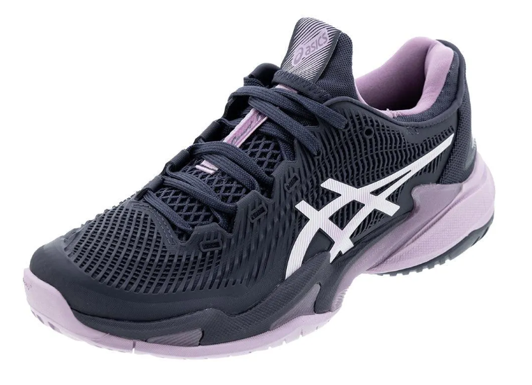 Asics Court FF 3 Tennis Shoes Navy Blue and Purple