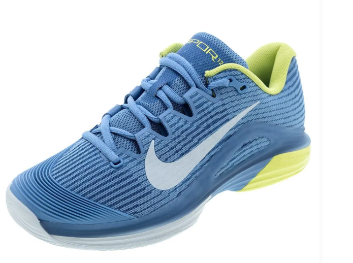 Women's Nike Zoom Vapor 12 HC Blue and Light Blue