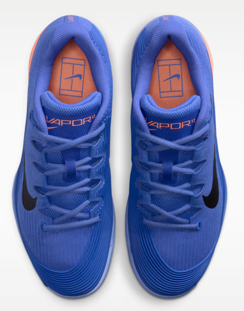 Women's Nike Zoom Vapor 12 HC Blue and Orange