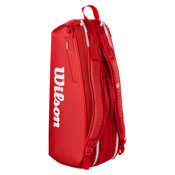 Super Tour 2025 6 Pack Tennis Bag Red