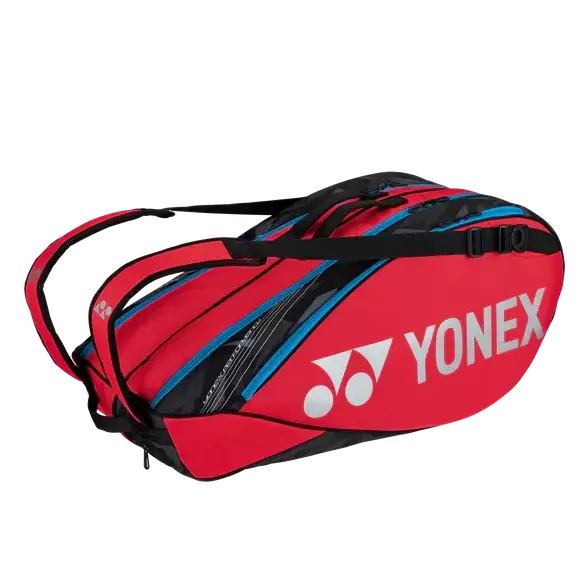 Yonex Pro 6 Pack Racquet Bag Scarlett Red